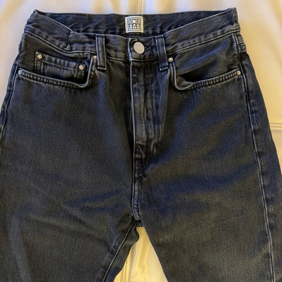 Toteme Black Denim Jeans Size 25 - Picture 4 of 11